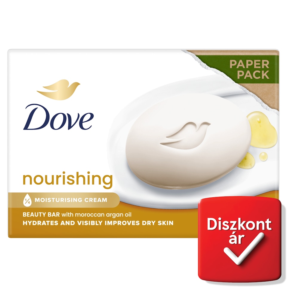 Dove Nourishing szépségápoló krémszappan 4 x 90 g