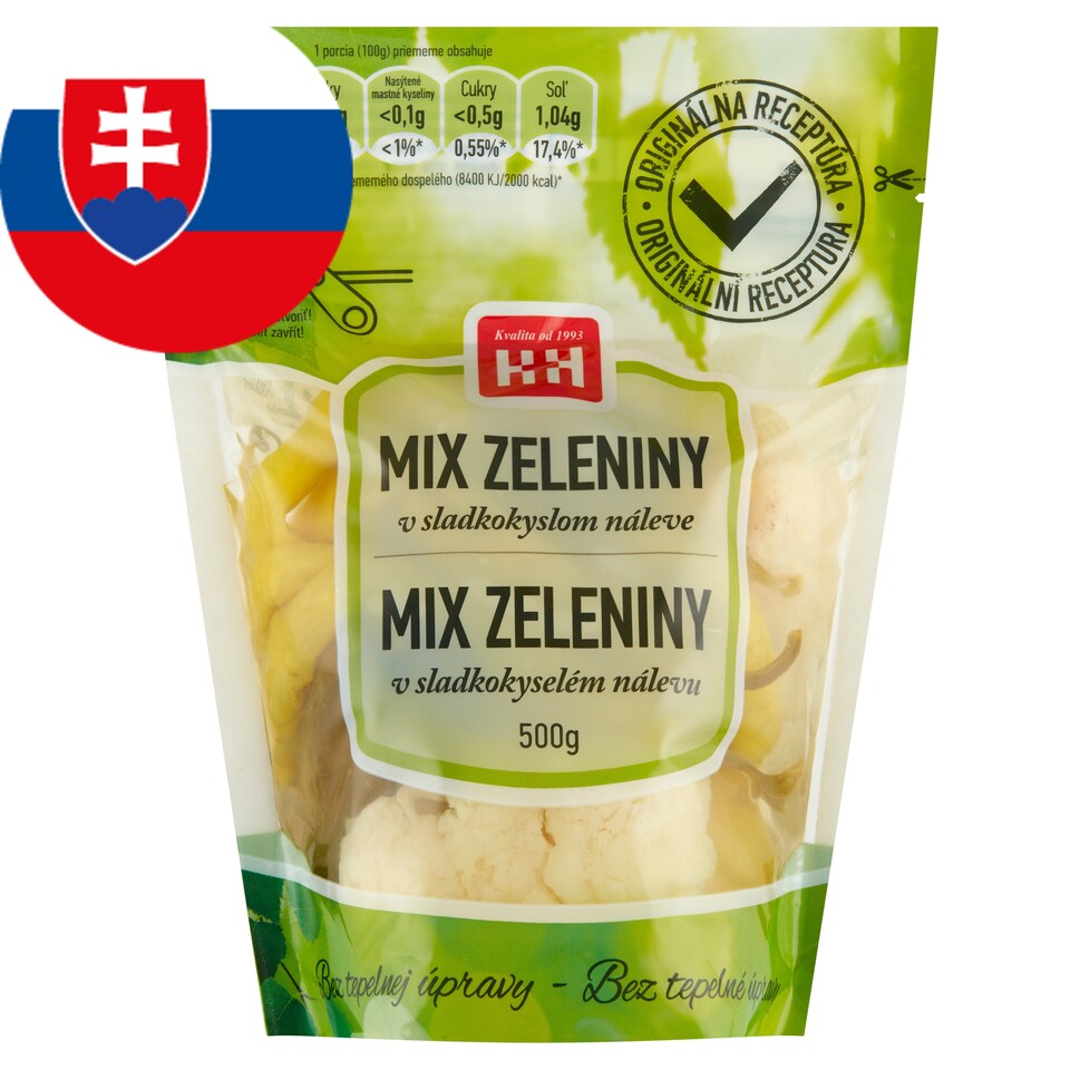 obrázok 1 z  H+H Mix zeleniny v sladkokyslom náleve 500 g