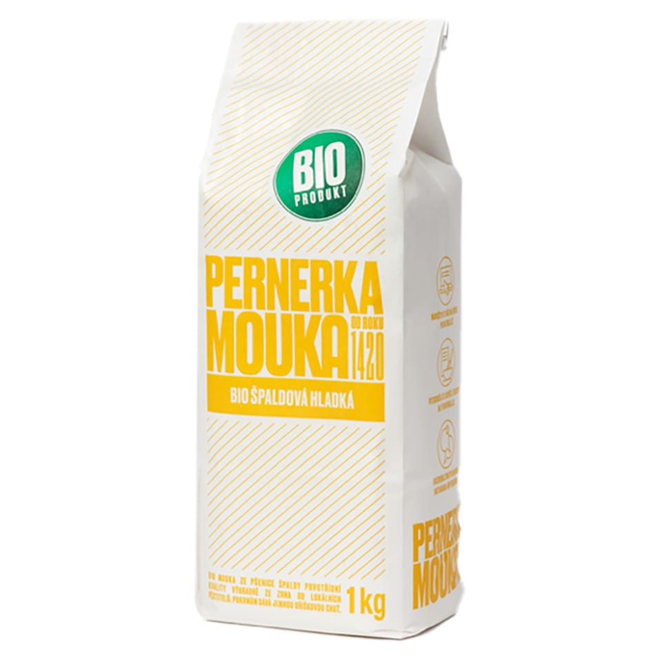 Pernerka Bio mouka špaldová hladká 1kg