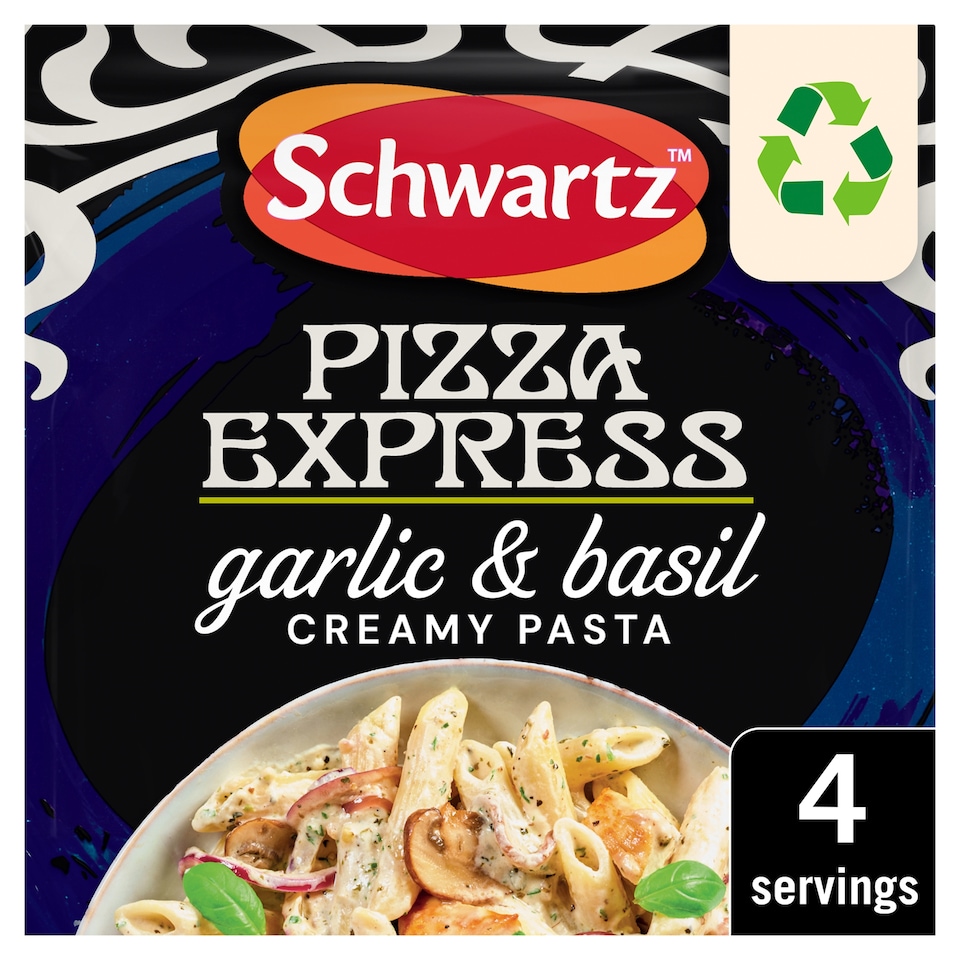 image 1 of Schwartz Pizza Express Garlic & Basil Pasta Bake Recipe Mix 35g