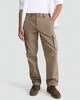 image 1 of F&F Cotton Rich Straight Fit Utility Cargo Trousers in Sand