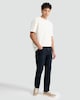 image 2 of The F&F Edit Cotton Rich Ribbed Short Sleeved T-Shirt in Stone