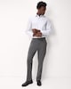 image 2 of F&F Pure Cotton Striped Shirt in Grey