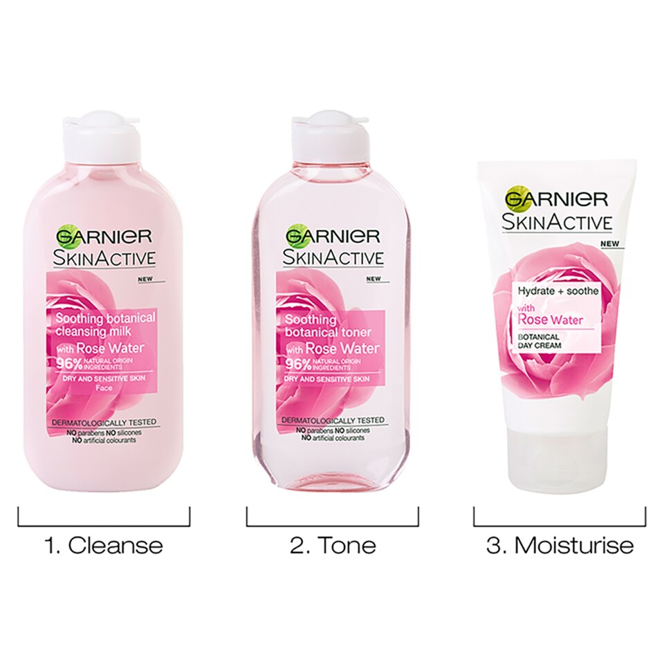 image 1 of Garnier Naturals Rose Water Toner 200Ml