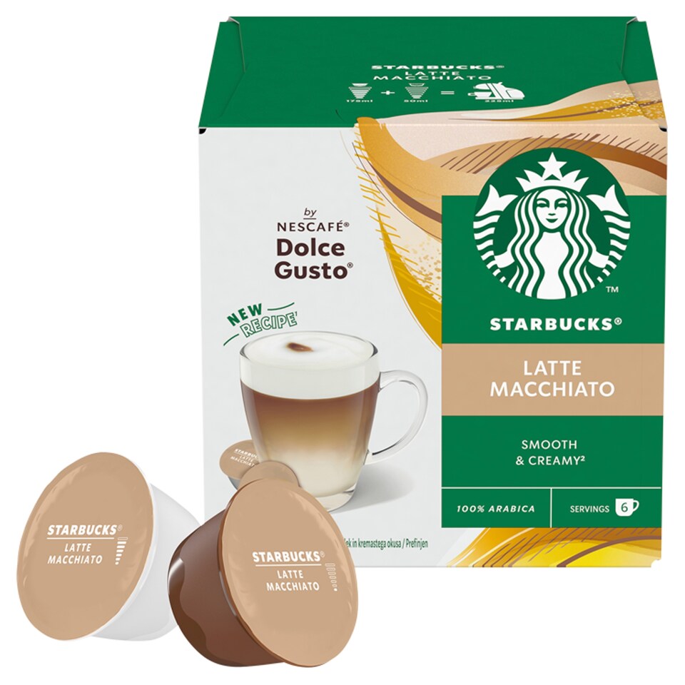 image 1 of STARBUCKS Latte Macchiato by NESCAFÉ Dolce Gusto - 12 Capsules (6 Cups)