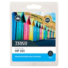 Tesco Remanufactured HP 301 Black Ink Cartridge