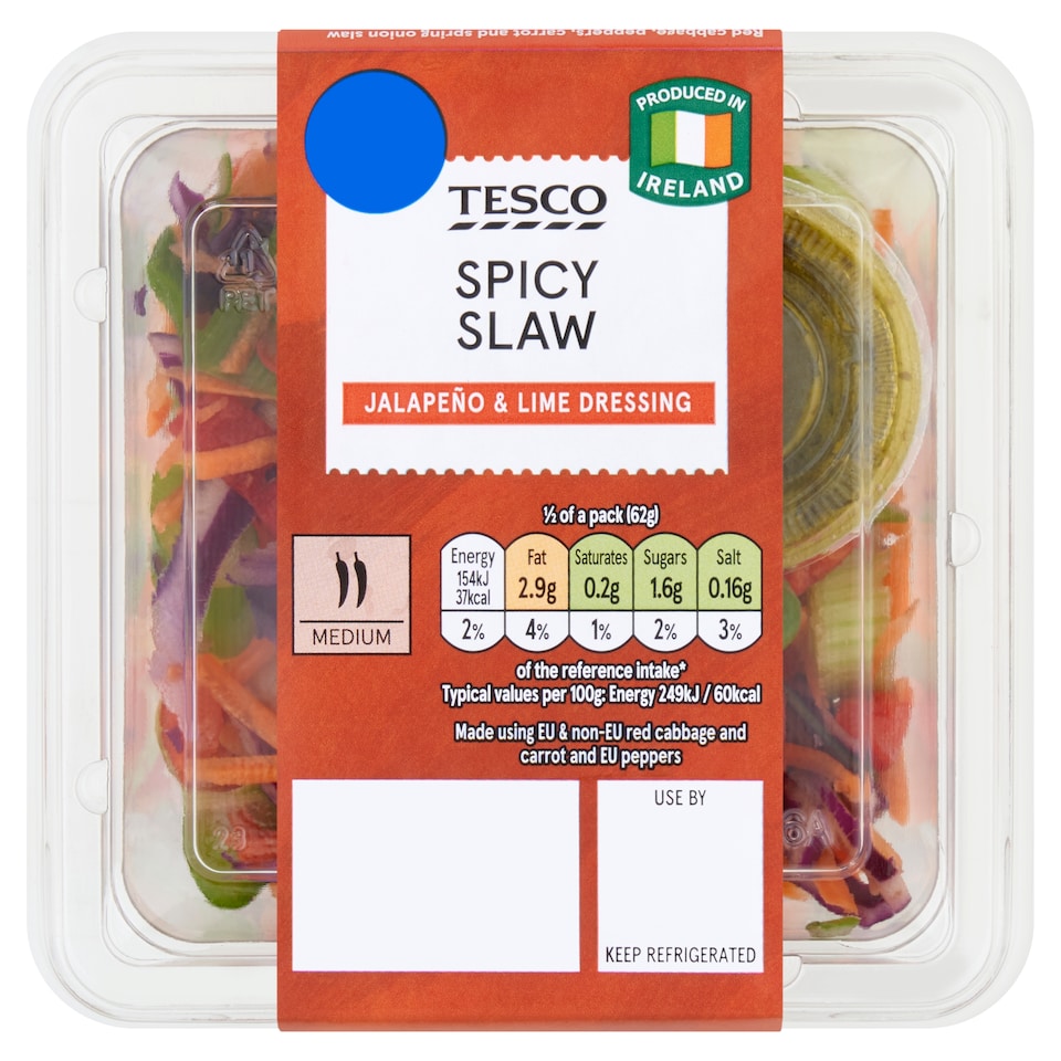 Tesco Spicy Slaw 125g