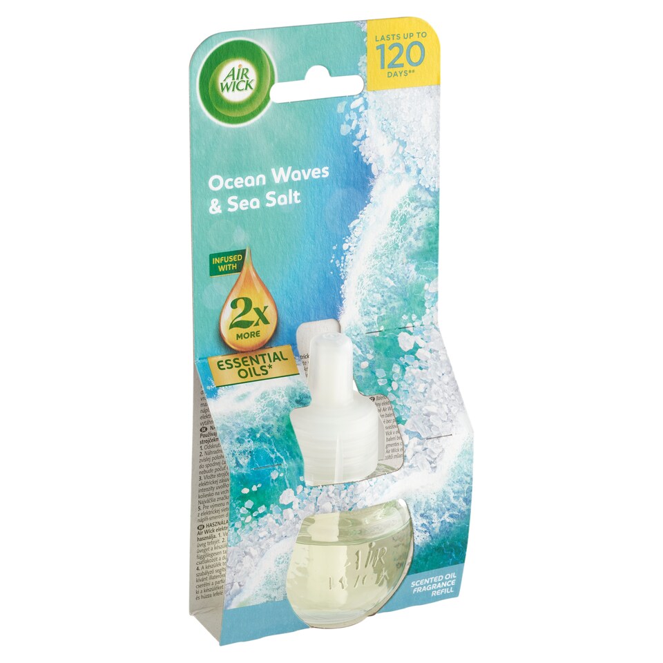 Obrázek 1 pro produkt Air Wick Tekutá náplň do elektrického přístroje oceán a mořská sůl 19ml