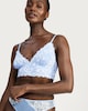 image 2 of F&F Contrast Lace Bralette in Blue