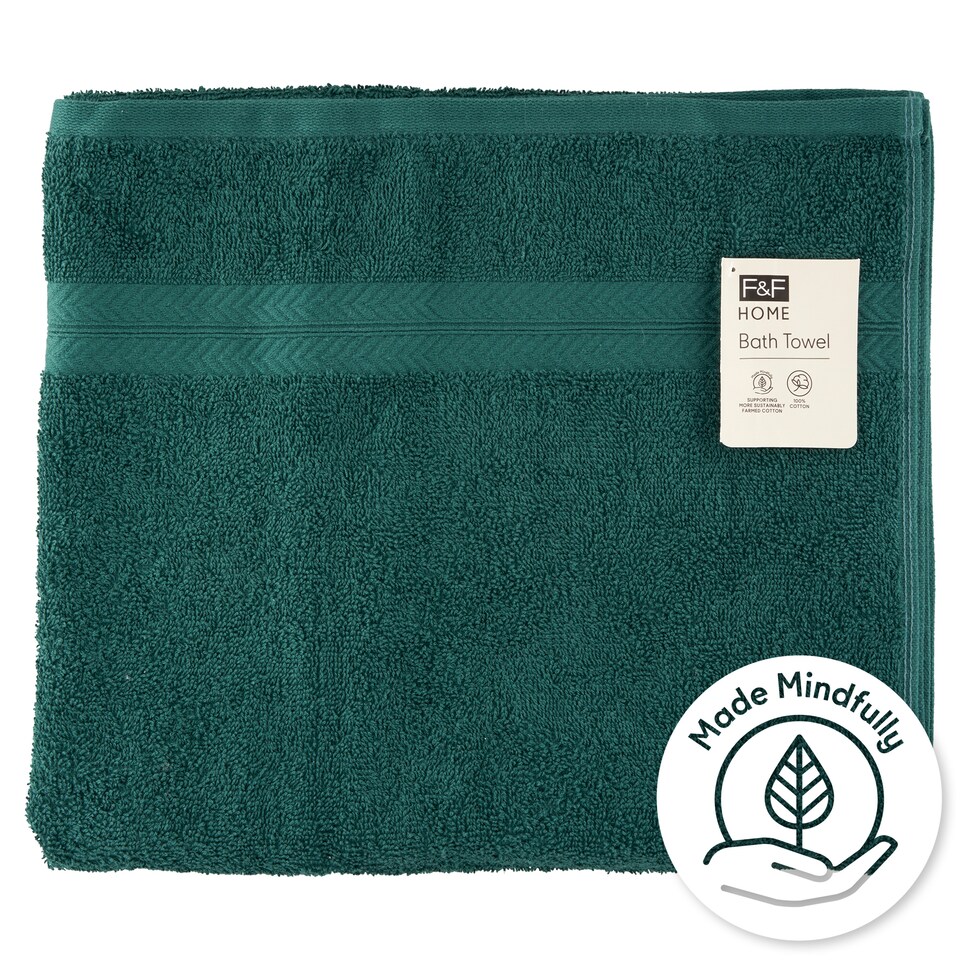 F&F Home Dark Green törülköző 70 cm x 127 cm