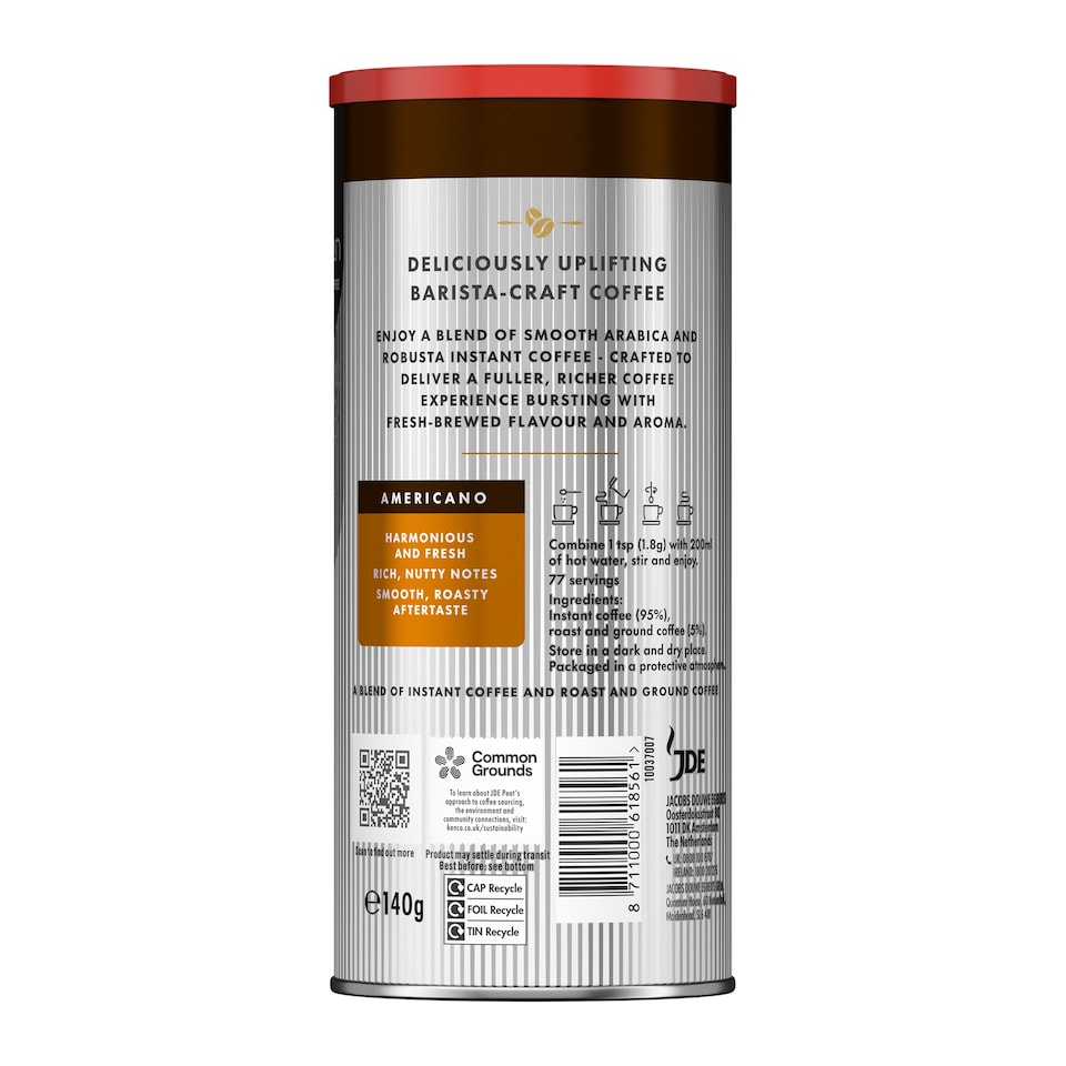 image 1 of Kenco Millicano Original Americano Coffee 140g
