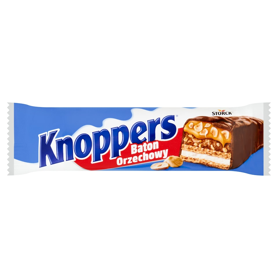 Knoppers Chocolate Coated Waffer With Hazelnut 40G
