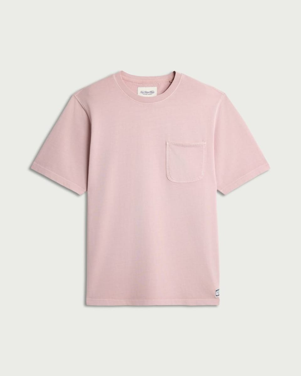 image 1 of RDA Pure Cotton Pocket T-Shirt in Pink