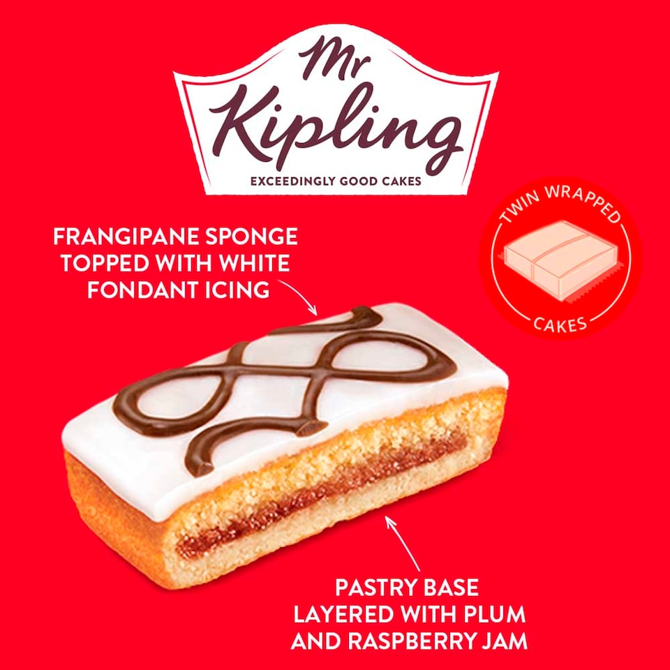 image 1 of Mr Kipling Bakewell Slices 6 Pack