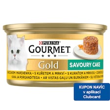 GOURMET GOLD Savoury Cake Canned Food for Cats Chicken 85g