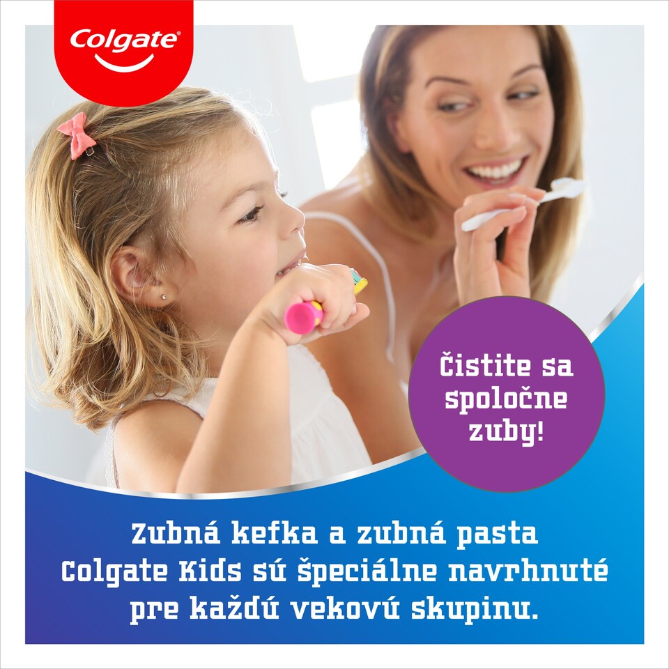 obrázok 1 z Colgate Big Kids Smiles detská zubná kefka pre deti vo veku 6-9 rokov