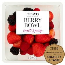Tesco Berry Bowl With Super Sweet Berries 400G