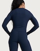 image 3 of F&F Active EVERYHOUR Ribbed Long Sleeved Top in Navy