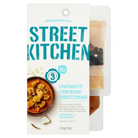 Street Kitchen Chettinad Coconut Chicken Curry 255G Tesco Groceries