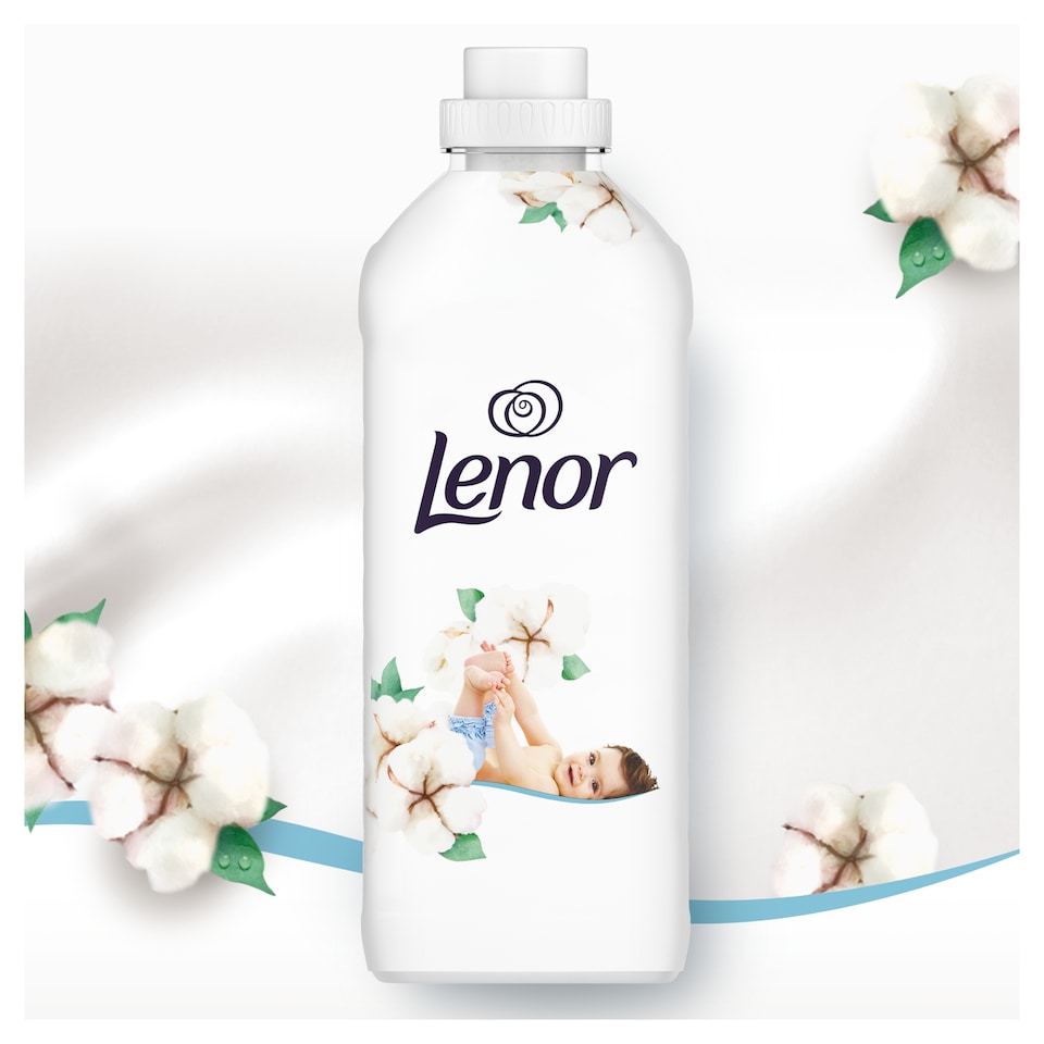 Lenor  Textilöblítő 94 Mosáshoz, Sensitive Cotton Fresh  1. kép