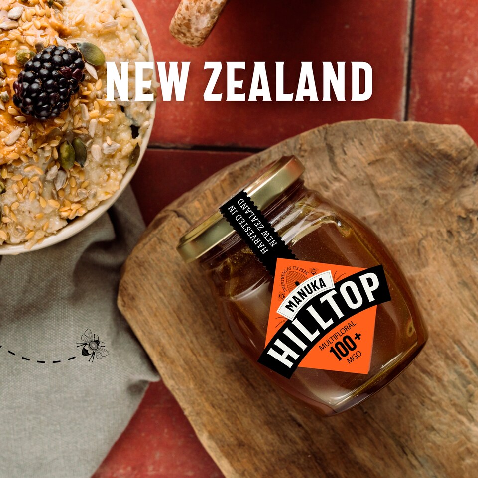 image 1 of Hilltop Premium Manuka 100+ Mgo Honey Of New Zealand 225G