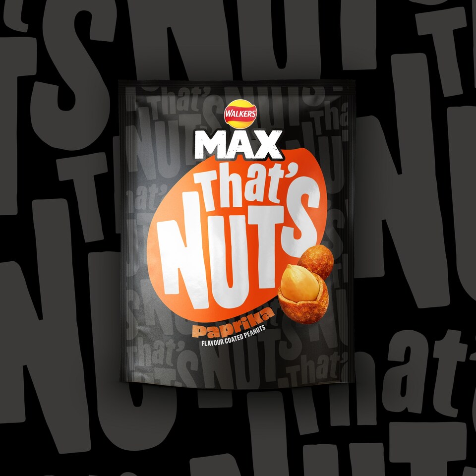 image 1 of Walkers Max Thats Nuts Paprika 160g