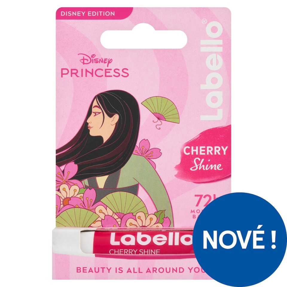 image 1 of Labello Cherry Shine Lip Balm Limited Disney Princess Edition 4.8g
