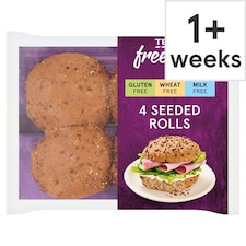 Tesco Free From Seeded Rolls 4 Pack