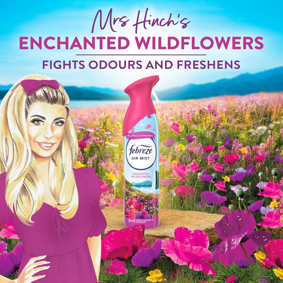 image 1 of Febreze Air Mist Enchanted Wildflowers 185ml
