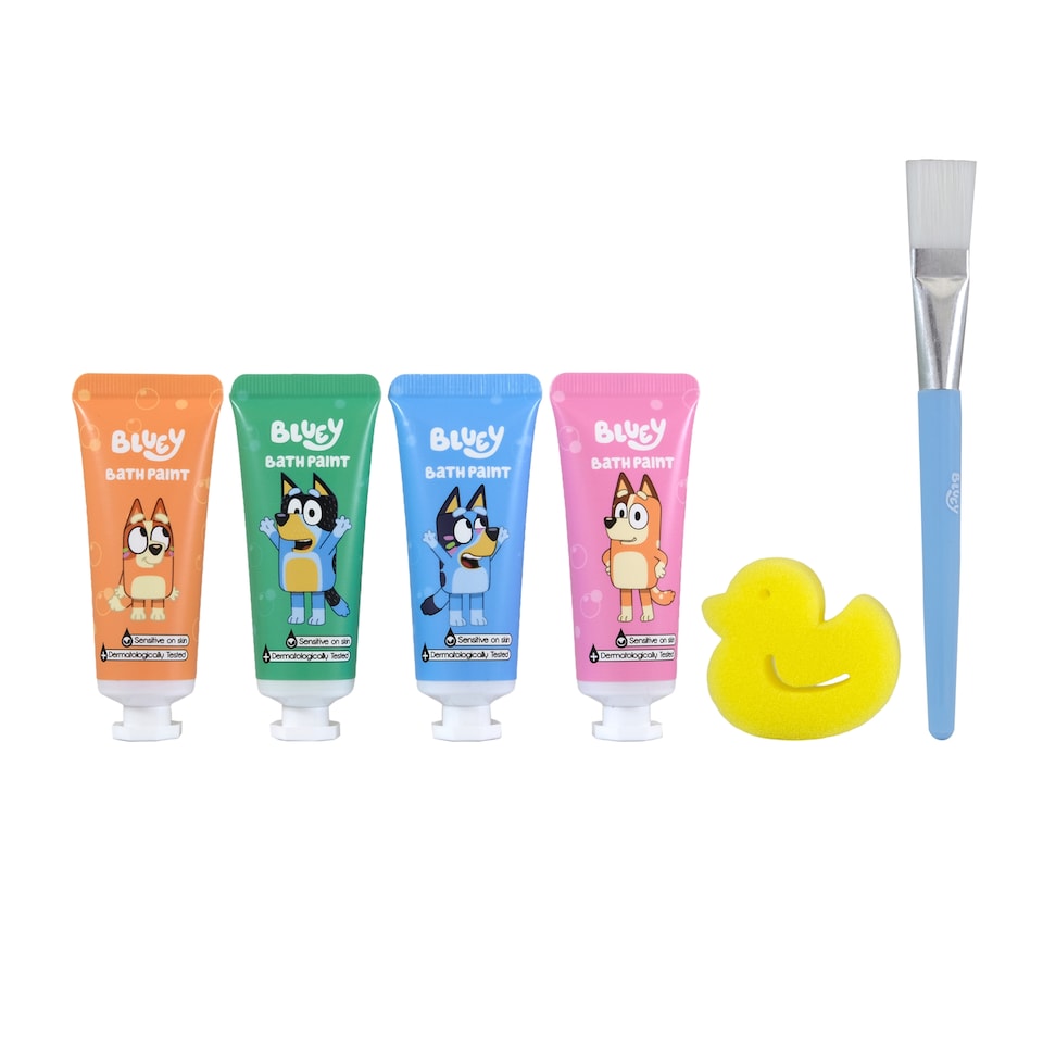 image 1 of Bluey bath paint set