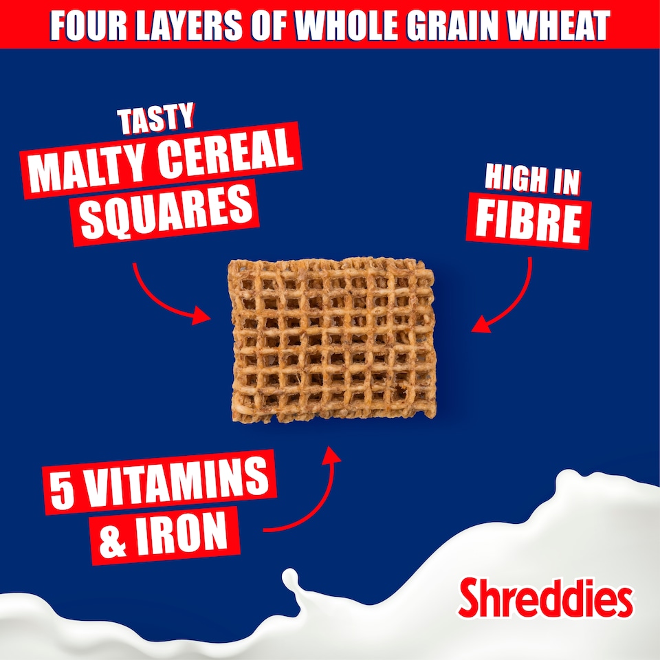 image 1 of Nestle Shreddies Wholegrain Cereal - Original 390g