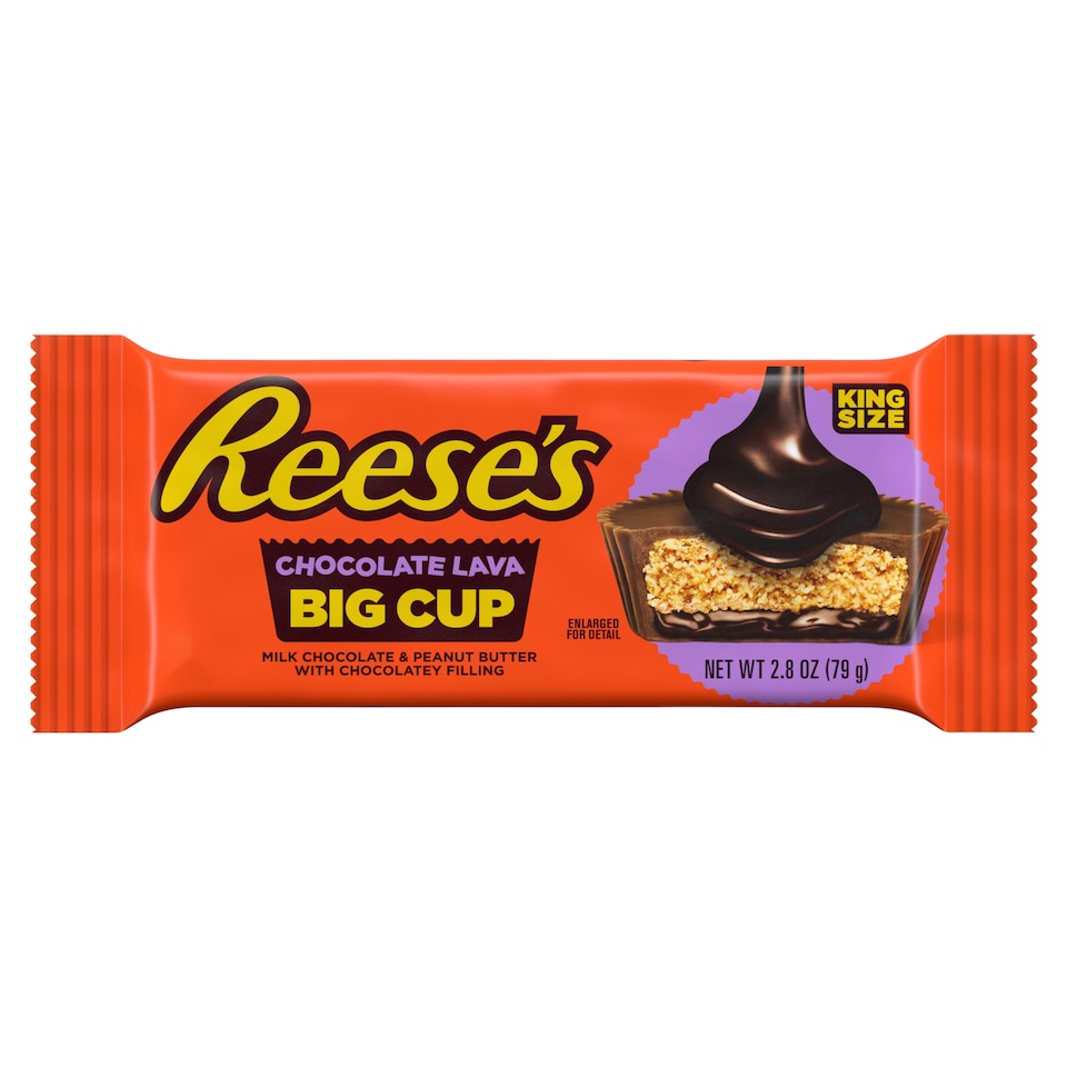 Reese's Milk Chocolate and Peanut Butter Big Cup LAVA King Size 79g