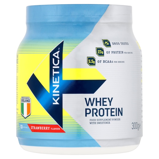 Whey Protein 300G Strawberry Tesco Groceries