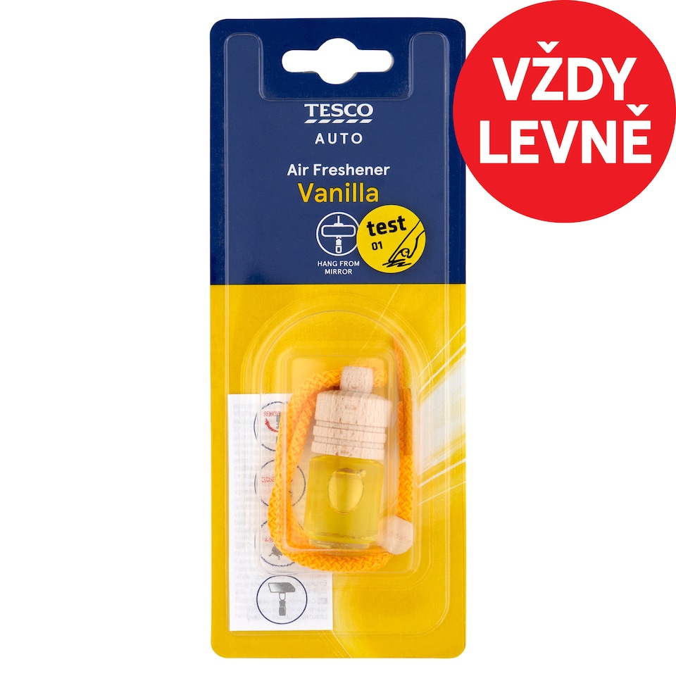 Tesco Auto Vanilla Air Freshener 5ml