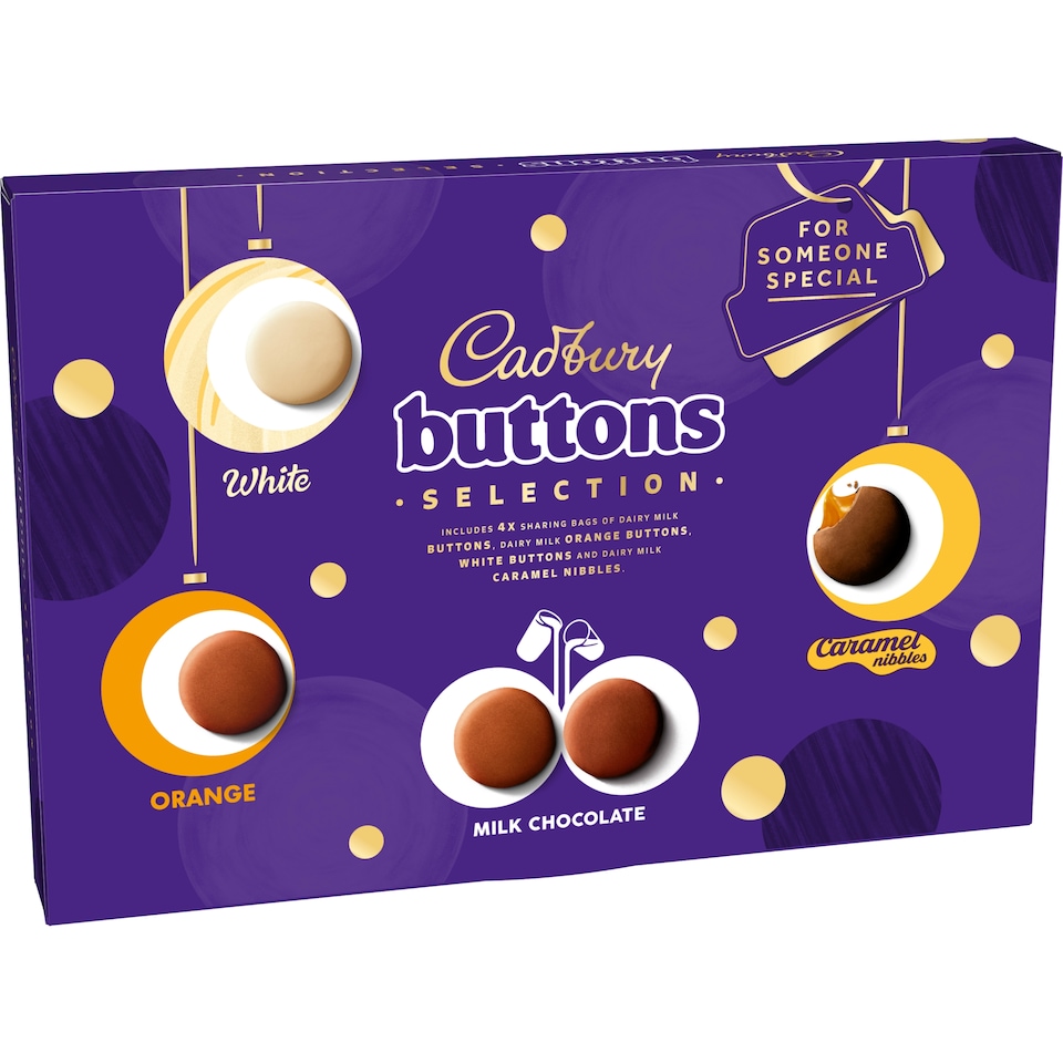 image 1 of Cadbury Chocolate Buttons Mixed Selection Box 340g