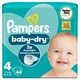image 1 of Pampers Baby Dry Size 4 Essential Pack 44 Nappies