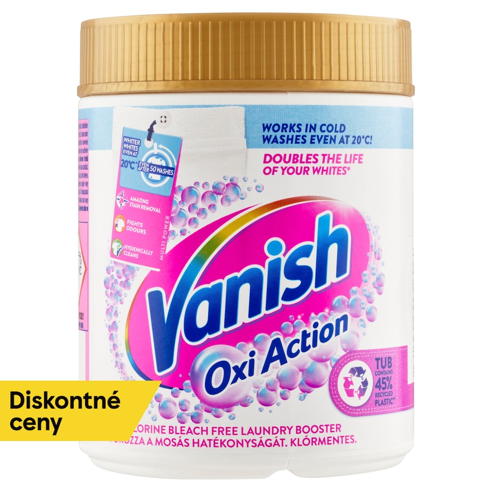 obrázok 1 z Vanish Oxi Action Prášok na bielenie a odstránenie škvŕn 470 g