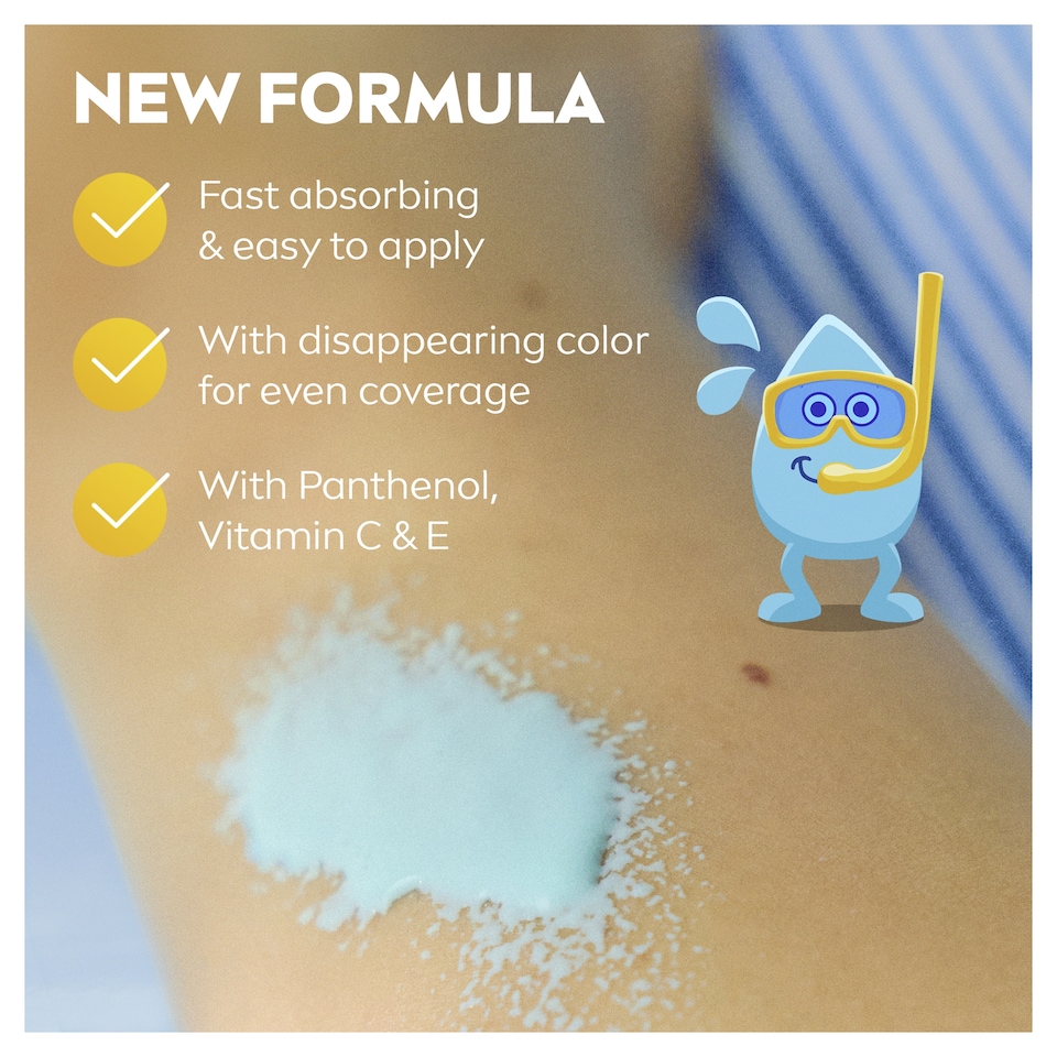 image 1 of NIVEA SUN Kids Protect & Care Coloured Sun Cream Spray SPF50+ 200ml