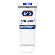 E45 Itch Relief Gel Moisturiser for Irritated & Dry Skin 100ml