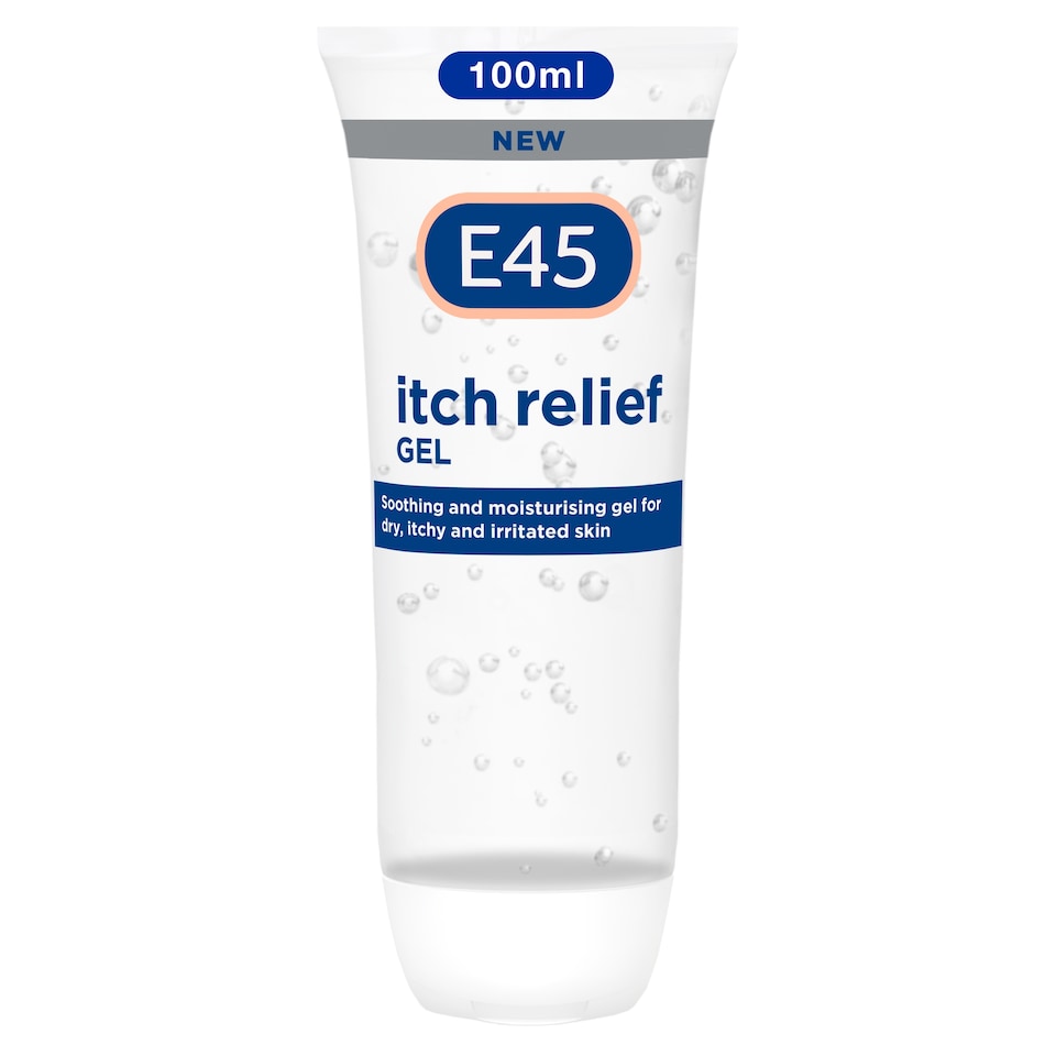 image 1 of E45 Itch Relief Gel Moisturiser for Irritated & Dry Skin 100ml