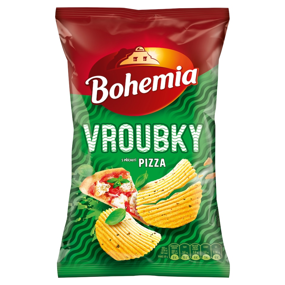 Bohemia Vroubky s příchutí pizza 120g