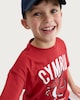 image 1 of F&F Boys Pure Cotton Cymru Dragon Print T-Shirt in Red
