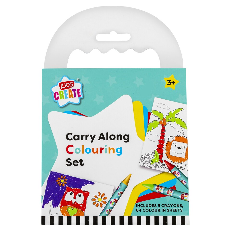 Kids Create Carry Along Colouring Set