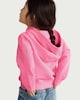 image 3 of F&F Girls Cotton Rich Zip Up Hoodie in Pink