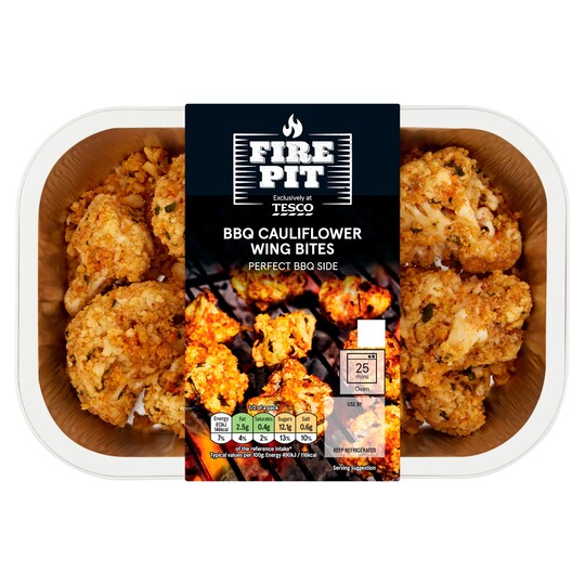 Tesco Fire Pit Bbq Cauliflower Wing Bites 280G Tesco Groceries