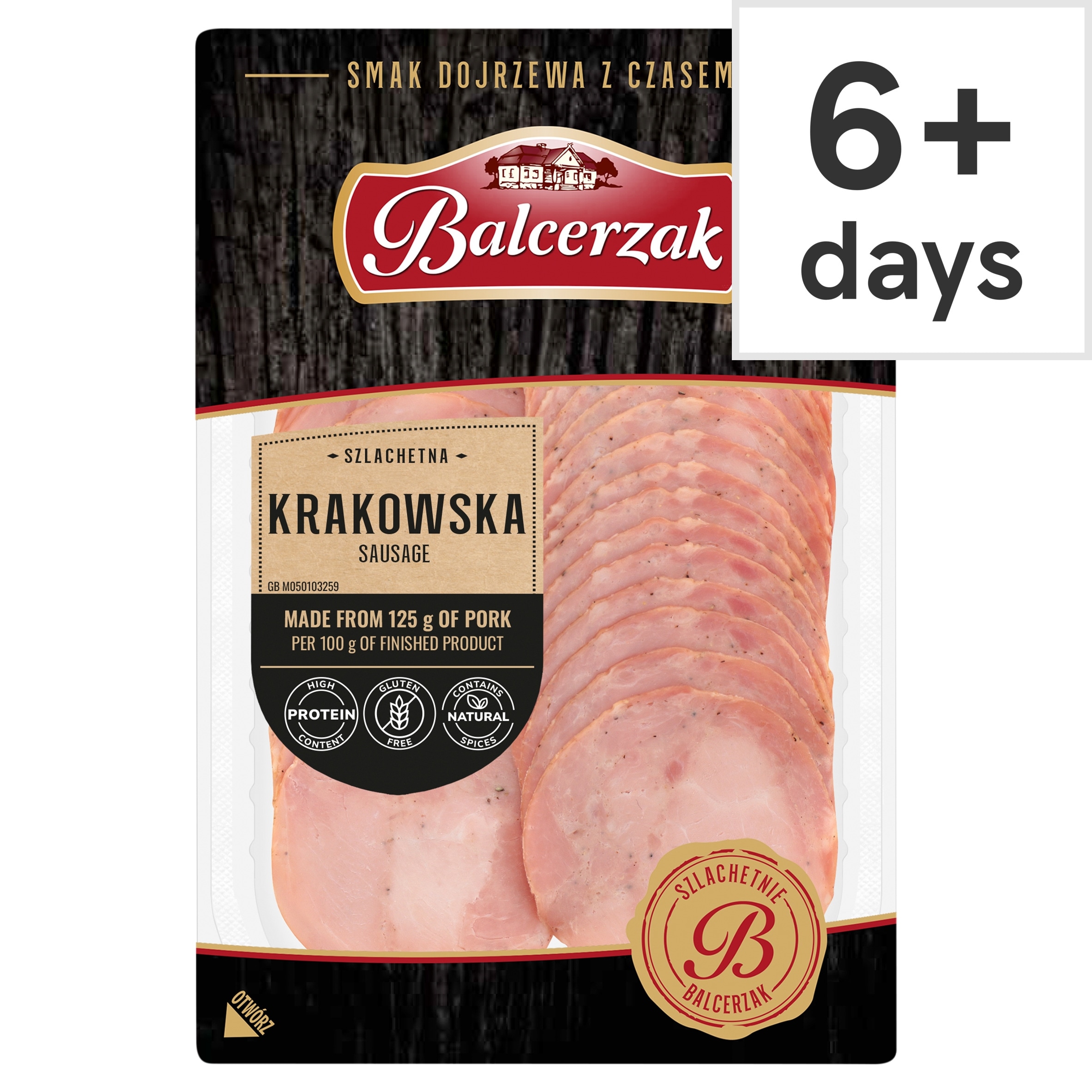 Balcerzak Sliced Krakowska Sausage 80g