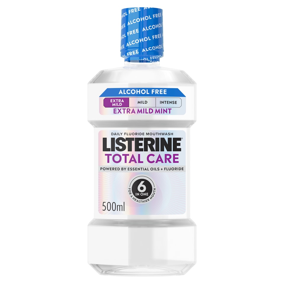 image 1 of Listerine Total Care Alcohol Free Extra Mild Mint 500ml