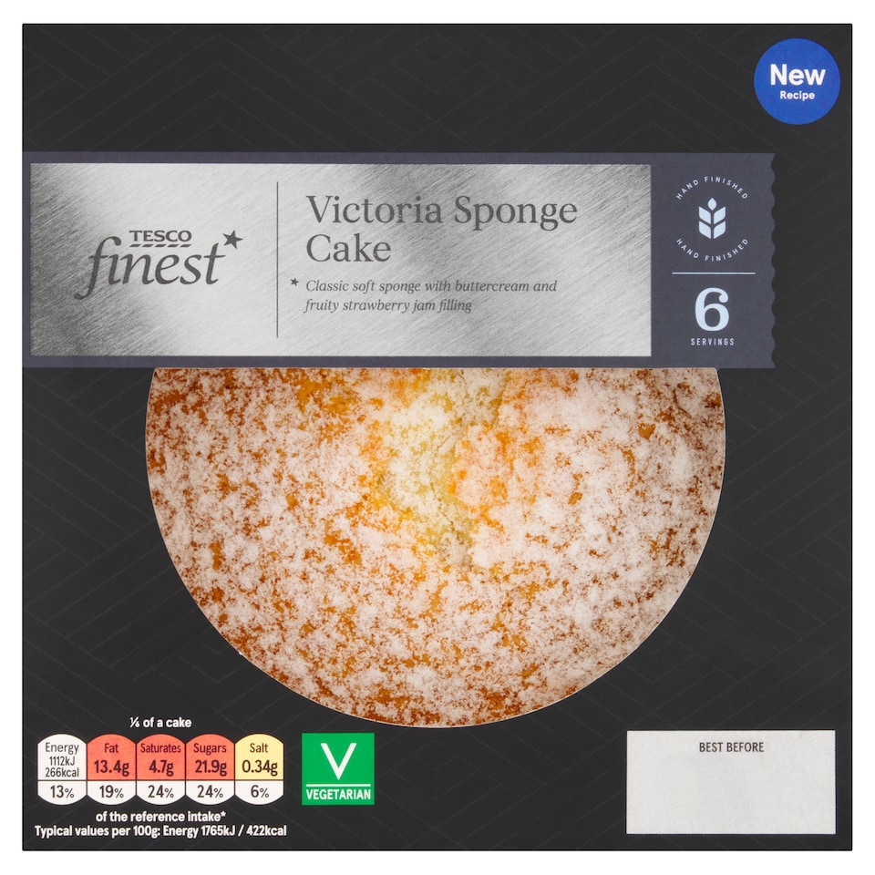 Tesco Finest Victoria Sponge Cake 