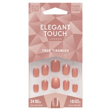 Elegant Touch London Nails - True Tiramisu 24 Pack
