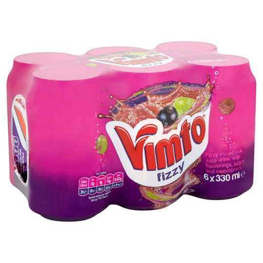 Vimto Mixed Fruit Drink Cans(C) Tesco Groceries